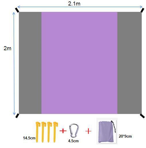 nullBeach Mat Folding Waterproof Picnic Mat - Premium 0 from null - Just $34.89! Shop now at Nobles Store