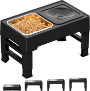 Automatic Dog Feeders, Dog Bowls and Accessories, Dogs, PetsElevated Dog Bowls for Large Dogs, Raised Dog Bowl Stand with No Spill Dog Water Bowl & Stainless Steel Dog Food Bowl, 4 Heights Adjustable for Small Medium Large Dogs and Pets - Premium  from Nobles Store - Just $38.64! Shop now at Nobles Store