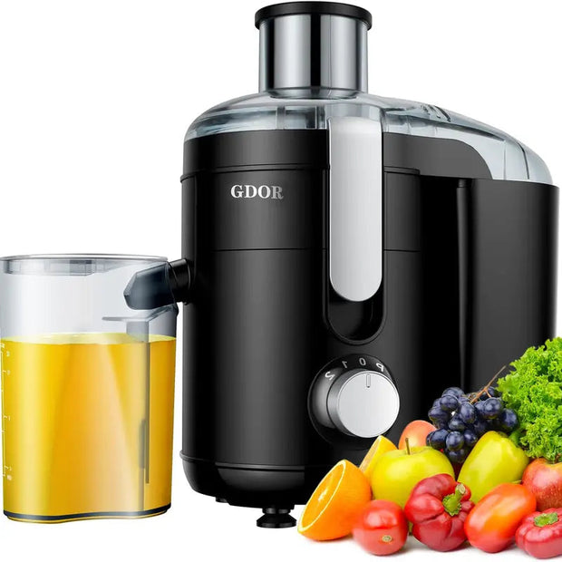 Household Appliances[Best Seller] Juicer with Titanium Enhanced Cut Disc, Dual Speeds Centrifugal Extractor Machines with Optional 2.5"/3” Feed Chute, for Fruits and Veggies, Anti-Drip, Includes Cleaning Brush, Bpa-Free - Premium  from Nobles Store - Just $101.77! Shop now at Nobles Store