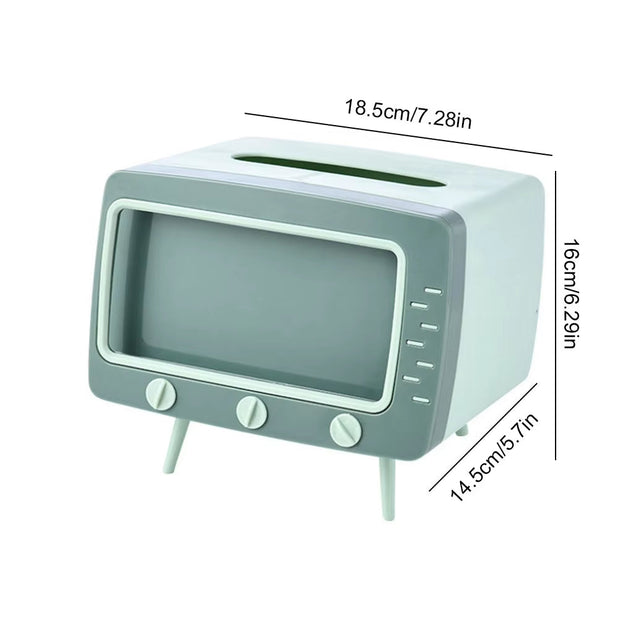 Mobile Phone Accessories, Mobile Phone Holders & Stands, Phones & TelecommunicationsCreative Cartoon TV Shape Tissue Box Mobile Phone Holder Stand Home Living Room Office Toilet Tissue Box Kawaii Desktop Decor - Premium  from Nobles Store - Just $52.02! Shop now at Nobles Store