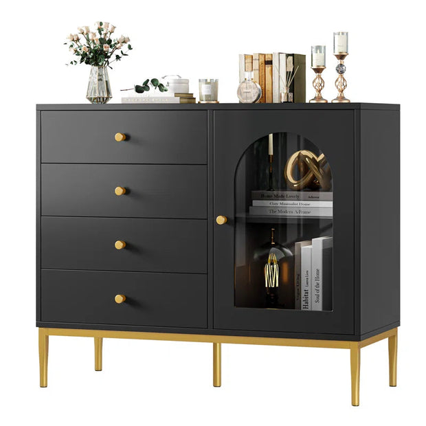 All categories37.7'' Wide 1-Door Accent Cabinet with 4 Drawers - Premium  from Nobles Store - Just $139.65! Shop now at Nobles Store