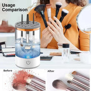Beauty & Health, Makeup, Makeup Brushes & ToolsUSB Electric Makeup Brush Cleaner Portable 3 in 1 Makeup Brushes Drying Rack Lazy Cleaning Brush Washer Quick Dry Tool New - Premium  from Nobles Store - Just $16.68! Shop now at Nobles Store