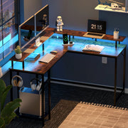 All categoriesKamai 54" Desk, L Shaped Desk, Computer Desk, L Desk, Corner Desk, Desks with LED Light, Writing Desk, White Desk, Gaming Desk, Desk for Gaming - Premium  from Nobles Store - Just $124.01! Shop now at Nobles Store