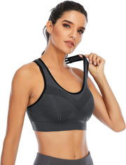 Bras, Clothing, Lingerie, Shoes & Jewelry, Sleep & Lounge, Sports Bras, WomenHigh Impact Sports Bras for Women High Support Adjustable Strappy Padded Sports Bra Workout Bras for Running - Premium  from Nobles Store - Just $47.77! Shop now at Nobles Store