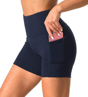 Active, Active Shorts, Clothing, Shoes & Jewelry, WomenHigh Waist Yoga Shorts for Women with 2 Side Pockets Tummy Control Running Home Workout Shorts - Premium  from Nobles Store - Just $50.74! Shop now at Nobles Store