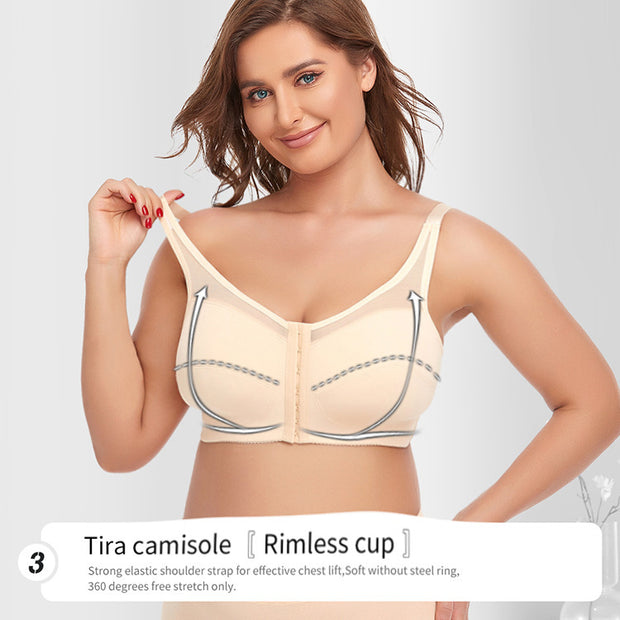 Clothing, WomenWireless Lace Big Cup Front Row Buttons Thin - Premium 0 from USAdrop - Just $48.58! Shop now at Nobles Store