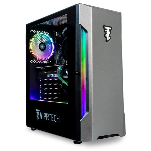 Rebel 4.0 Gaming PC - AMD Ryzen 7 (4.1Ghz), RTX 4060 Ti 8G, 16G DDR4, 1T SSD, Desktop Black
