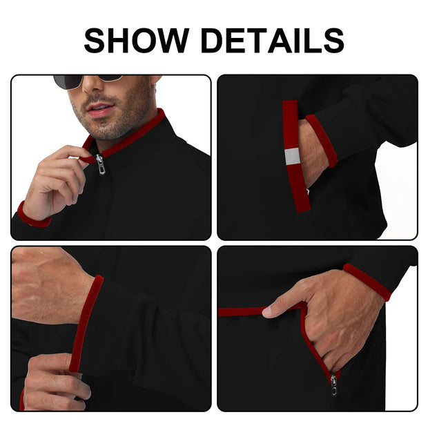 Clothing, Mens Clothing, Mens Workout ClothingMen'S Tracksuits Sweatsuits for Men Set Track Suits 2 Piece Casual Athletic Jogging Warm up Full Zip Sweat Suits Black XL - Premium  from Nobles Store - Just $63.78! Shop now at Nobles Store