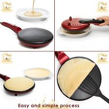 Appliances, Crepe Makers, Electric Grills & Skillets, Home, Kitchen AppliancesCordless Electric Crepe Maker with Auto Power Off, On/Off Switch & Dual Temperature Setting, 8 Inch Portable Crepe Maker & Non-Stick Dipping Plate, Nonstick Coating Pan Apo - Premium  from Nobles Store - Just $44.83! Shop now at Nobles Store