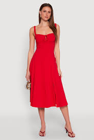 Dresses, Women's ClothingBoho Spaghetti Straps Split Thigh Midi Dress - Premium  from Nobles Store - Just $65.99! Shop now at Nobles Store