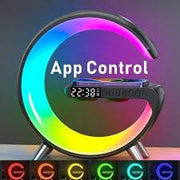 HomeMultifunctional Wireless Charger Stand Pad Alarm Clock Speaker RGB Light Fast Charging Station for Iphone X 11 12 13 14 Samsung - Premium  from Nobles Store - Just $27.59! Shop now at Nobles Store