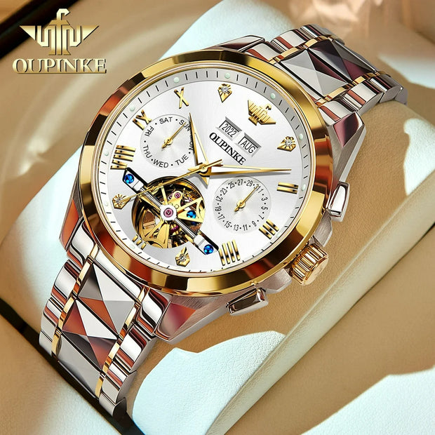 Jewelry, Mens Watches, WatchesAutomatic Watches for Men, Diamond Skeleton Self Winding - Premium  from Nobles Store - Just $455.57! Shop now at Nobles Store
