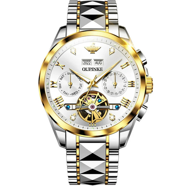 Jewelry, Mens Watches, WatchesAutomatic Watches for Men, Diamond Skeleton Self Winding - Premium  from Nobles Store - Just $455.57! Shop now at Nobles Store