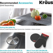 Kitchen & Bar Sinks, Kitchen & Bath Fixtures, Kitchen Fixtures, Kitchen Sinks, Single Bowl, Tools & Home Improvement30-Inch 16 Gauge Standart PRO Kitchen Sink Combo Set with Bolden 18-Inch Kitchen Faucet and Soap Dispenser, Chrome KHU100-30-1610-53CH - Premium  from Nobles Store - Just $621.01! Shop now at Nobles Store