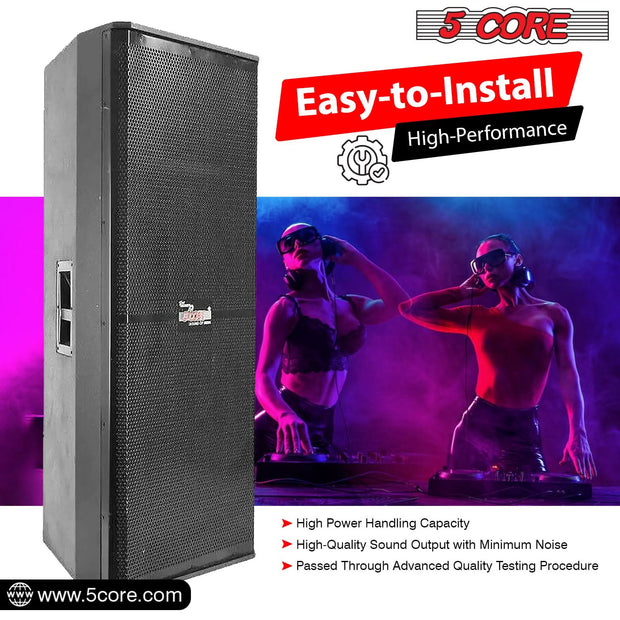 Electronics & Gadgets, Electronics Accessories & Supplies5Core Portable Cabinet PA DJ Speaker System 15 Inch 4000W Passive 3 Way Loudspeaker - Premium  from Nobles Store - Just $1824.01! Shop now at Nobles Store
