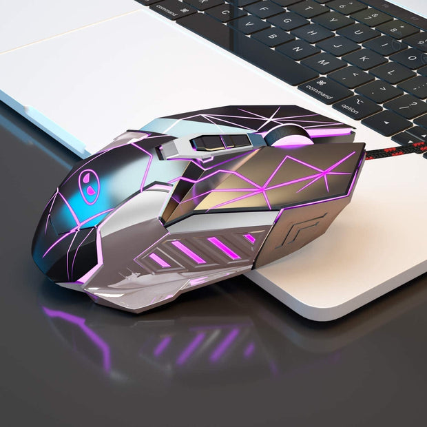 Accessories, Gaming Mice, PC, Video GamesG10 Gaming Mouse Wired, 7 Colors Breathing LED Backlit Gaming Mouse, 6 Adjustable Speeds, Ergonomic Optical Computer Mouse with 7 Buttons for Windows PC Gamers - Premium  from Nobles Store - Just $34.01! Shop now at Nobles Store