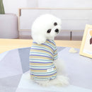 Pet Fashion Simple Striped Loungewear Outfit