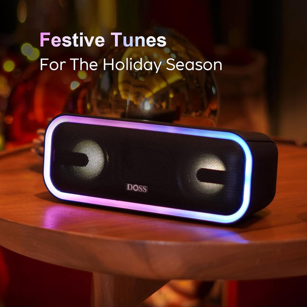 Electronics, Portable Audio & Video, Portable Bluetooth Speakers, Portable Speakers & DocksBluetooth Speaker, Soundbox Pro+ Wireless Bluetooth Speaker with 24W Impressive Sound, Booming Bass, IPX6 Waterproof, 15Hrs Playtime, Wireless Stereo Pairing, Mixed Colors Lights, 66 FT- Grey - Premium  from Nobles Store - Just $131.10! Shop now at Nobles Store