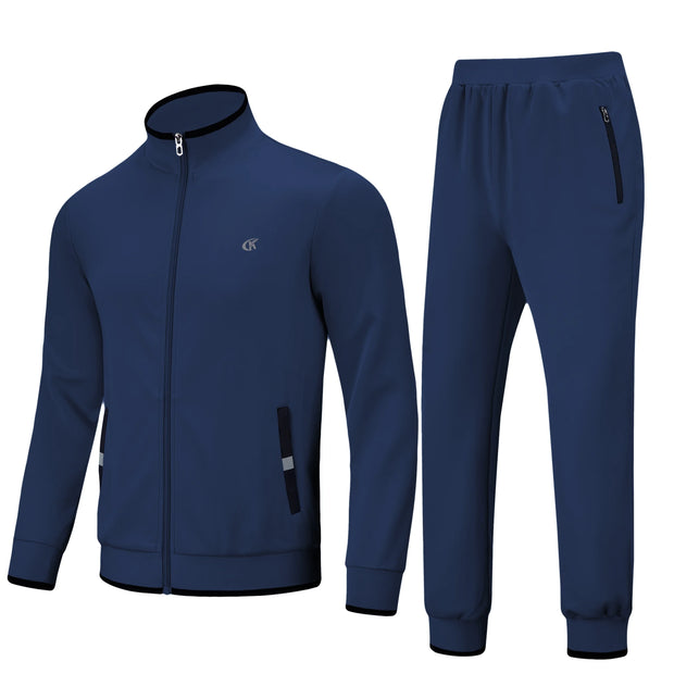 Clothing, Mens Clothing, Mens Workout ClothingMen'S Tracksuits Sweatsuits for Men Set Track Suits 2 Piece Casual Athletic Jogging Warm up Full Zip Sweat Suits Navy M - Premium  from Nobles Store - Just $63.78! Shop now at Nobles Store