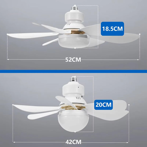 Ceiling Fans, Indoor Lighting, Lights & LightingLED 30W Ceiling Fan Light E27 with Remote Control - Premium  from Nobles Store - Just $28.43! Shop now at Nobles Store