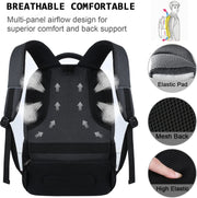 Backpacks, Bags, Cases & Sleeves, Computers & Accessories, Electronics, Laptop AccessoriesLaptop Backpack,Business Travel anti Theft Slim Durable Laptops Backpack with USB Charging Port,Water Resistant College Computer Bag for Women & Men Fits 15.6 Inch Laptop and Notebook - Black - Premium  from Nobles Store - Just $53.32! Shop now at Nobles Store