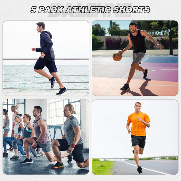 Active, Active Shorts, Clothing, Men, Shoes & JewelryAthletic Shorts for Men with Pockets and Elastic Waistband Quick Dry Activewear - Premium  from Nobles Store - Just $63.91! Shop now at Nobles Store