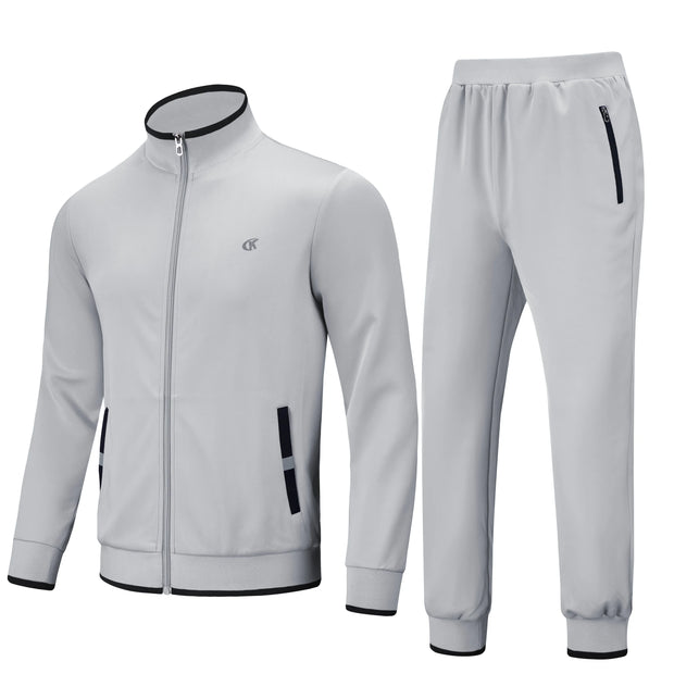 Clothing, Mens Clothing, Mens Workout ClothingMen'S Tracksuits Sweatsuits for Men Set Track Suits 2 Piece Casual Athletic Jogging Warm up Full Zip Sweat Suits Darkgrey S - Premium  from Nobles Store - Just $63.78! Shop now at Nobles Store