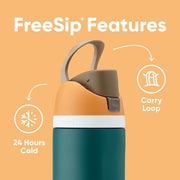 Home & Kitchen, Insulated Beverage Containers, Kitchen & Dining, Storage & Organization, ThermosesFreesip Insulated Stainless Steel Water Bottle with Straw for Sports and Travel, Bpa-Free, 24-Oz, Very, Very Dark - Premium  from Nobles Store - Just $65.28! Shop now at Nobles Store