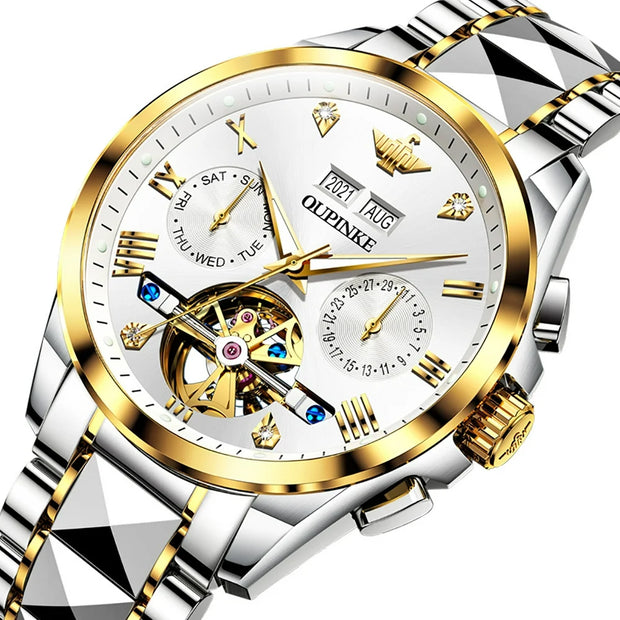 Jewelry, Mens Watches, WatchesAutomatic Watches for Men, Diamond Skeleton Self Winding - Premium  from Nobles Store - Just $455.57! Shop now at Nobles Store