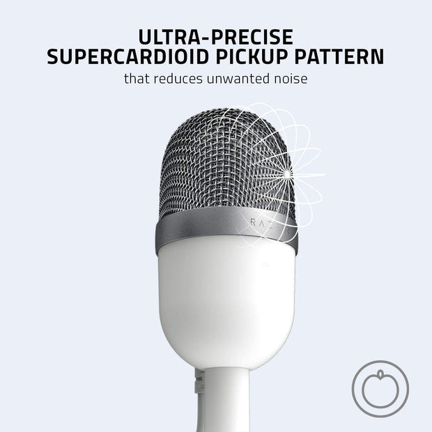 Condenser Microphones, Microphones, Microphones & Accessories, Multipurpose, Musical InstrumentsSeiren Mini USB Condenser Microphone: for Streaming and Gaming on PC - Professional Recording Quality - Precise Supercardioid Pickup Pattern - Tilting Stand - Shock Resistant - Mercury White - Premium  from Nobles Store - Just $104.10! Shop now at Nobles Store