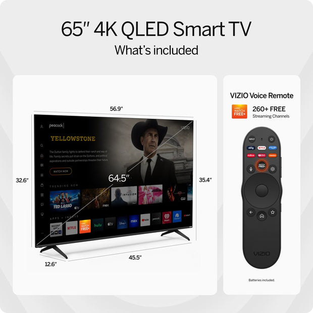 All Smart TVs, Electronics, Smart TVs, TV & Home Theater65" Class Quantum 4K QLED HDR Smart TV (NEW) M65Q6-L4 - Premium  from Nobles Store - Just $616.39! Shop now at Nobles Store