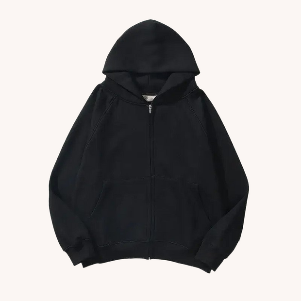 UG Plain Zip-Up Hoodie - Premium  from Nobles Store - Just $43.93! Shop now at Nobles Store