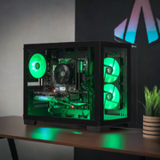 Computers, Desktop Computers, Electronics, Gaming Desktops, Laptops and Tablets, Shop Desktops By Type- Ryzen 7 7600, Geforce RTX 4060, 16GB DDR5-5200, 500GB Nvme, Wifi, Bluetooth, Windows 11, and RGB Lighting - Premium  from Nobles Store - Just $1336.33! Shop now at Nobles Store