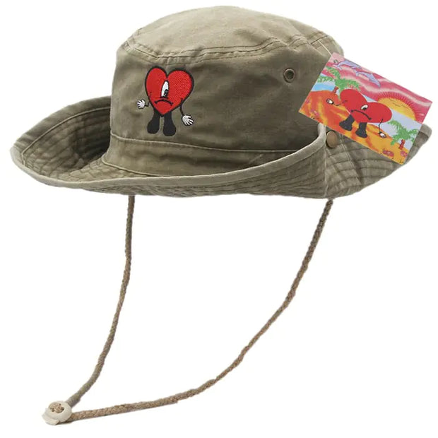 cap, fishing, hat, hiking, outdoorFoldable Cotton Embroidered Bucket Hat - Premium  from Nobles Store - Just $34.60! Shop now at Nobles Store