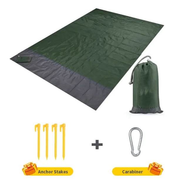beach, beach balnket, blanket mat, waterproof beach blanketWaterproof Pocket Beach Blanket Mat - Premium  from Nobles Store - Just $30.46! Shop now at Nobles Store