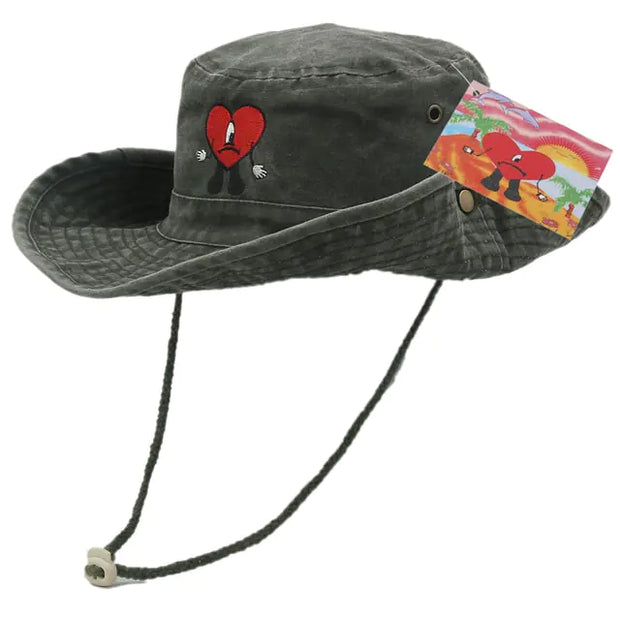 cap, fishing, hat, hiking, outdoorFoldable Cotton Embroidered Bucket Hat - Premium  from Nobles Store - Just $34.60! Shop now at Nobles Store