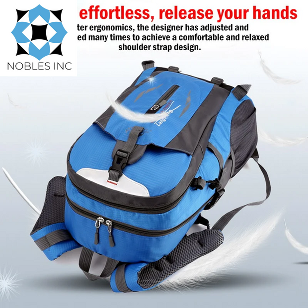 Accessories, Clothing, Men, Shoes & Jewelry40L Men Women Travel Backpack Rucksack Camping Laptop Hiking School Book Bag USA - Premium  from Nobles Store - Just $36.03! Shop now at Nobles Store