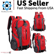 Accessories, Clothing, Men, Shoes & Jewelry40L Men Women Travel Backpack Rucksack Camping Laptop Hiking School Book Bag USA - Premium  from Nobles Store - Just $36.03! Shop now at Nobles Store