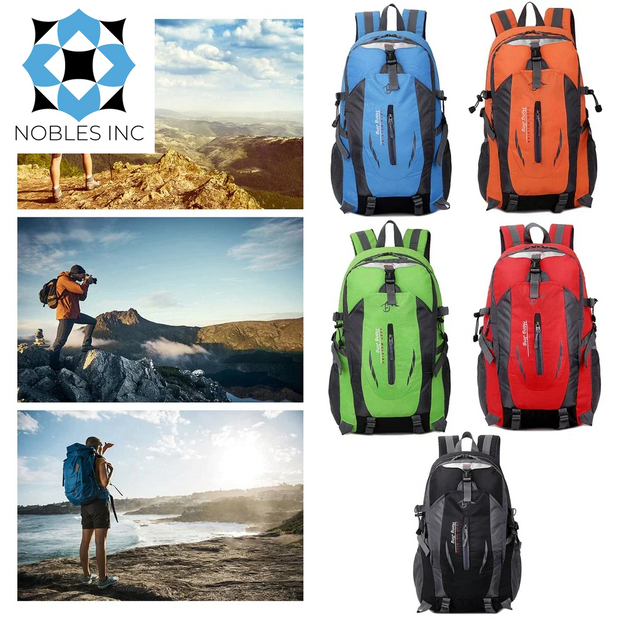 Accessories, Clothing, Men, Shoes & Jewelry40L Men Women Travel Backpack Rucksack Camping Laptop Hiking School Book Bag USA - Premium  from Nobles Store - Just $36.03! Shop now at Nobles Store