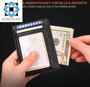 Accessories, Clothing, Men, Shoes & JewelryMens Leather Slim Wallet Credit Card Holder RFID Blocking Pocket ID Money PU USA - Premium  from Nobles Store - Just $22.81! Shop now at Nobles Store