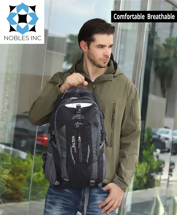 Accessories, Clothing, Men, Shoes & Jewelry40L Men Women Travel Backpack Rucksack Camping Laptop Hiking School Book Bag USA - Premium  from Nobles Store - Just $36.03! Shop now at Nobles Store