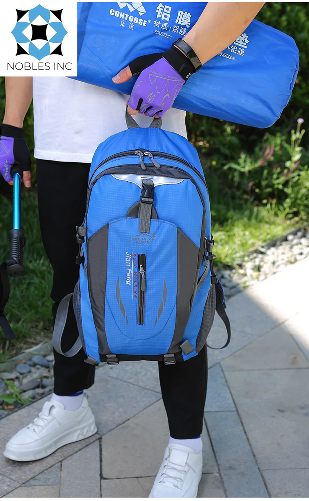 Accessories, Clothing, Men, Shoes & Jewelry40L Men Women Travel Backpack Rucksack Camping Laptop Hiking School Book Bag USA - Premium  from Nobles Store - Just $36.03! Shop now at Nobles Store