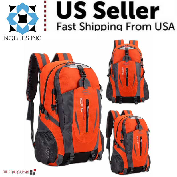 Accessories, Clothing, Men, Shoes & Jewelry40L Men Women Travel Backpack Rucksack Camping Laptop Hiking School Book Bag USA - Premium  from Nobles Store - Just $36.03! Shop now at Nobles Store