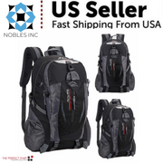 Accessories, Clothing, Men, Shoes & Jewelry40L Men Women Travel Backpack Rucksack Camping Laptop Hiking School Book Bag USA - Premium  from Nobles Store - Just $36.03! Shop now at Nobles Store