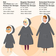 Bedding, Blankets & Throws, Home & Kitchen, Kids' Bedding, Wearable BlanketsWearable Blanket Hoodie for Kids, Hoodie Blanket with Pockets and Sleeves Sweatshirt for Teens as a Gift - Grey Kids - Premium  from Nobles Store - Just $213.76! Shop now at Nobles Store