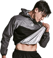 Accessories, Exercise & Fitness, Sauna Suits, Sports & OutdoorsSauna Suit for Men Sweat Sauna Jacket Pant Gym Workout Sweat Suits - Premium  from Nobles Store - Just $99.98! Shop now at Nobles Store