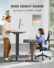 Furniture, Home & Kitchen, Home Office Desks, Home Office FurnitureHeight Adjustable Electric Standing Desk, 48 X 24 Inches Sit Stand up Desk, Memory Computer Home Office Desk (Black) - Premium  from Nobles Store - Just $202.76! Shop now at Nobles Store