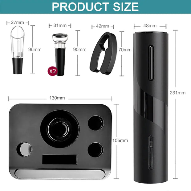 bottle opener, electric bottle opener, wine bottle openerOne-click Electric Wine Bottle Opener - Premium  from Nobles Store - Just $26.50! Shop now at Nobles Store