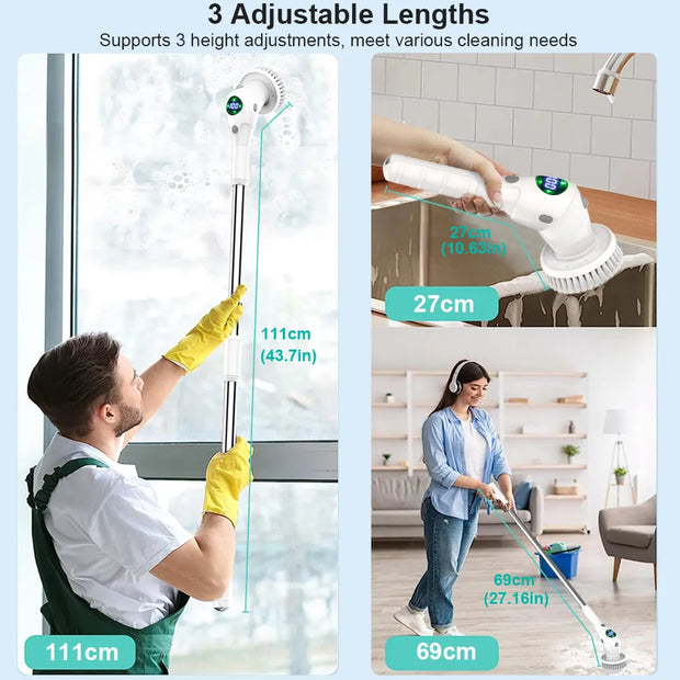 Brush, Cleaning, Household8 in 1 Cleaning Brush - Premium  from Nobles Store - Just $37.86! Shop now at Nobles Store