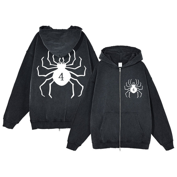 HoodiesPrint Zipper Hoodies - Premium  from Nobles Store - Just $63.15! Shop now at Nobles Store